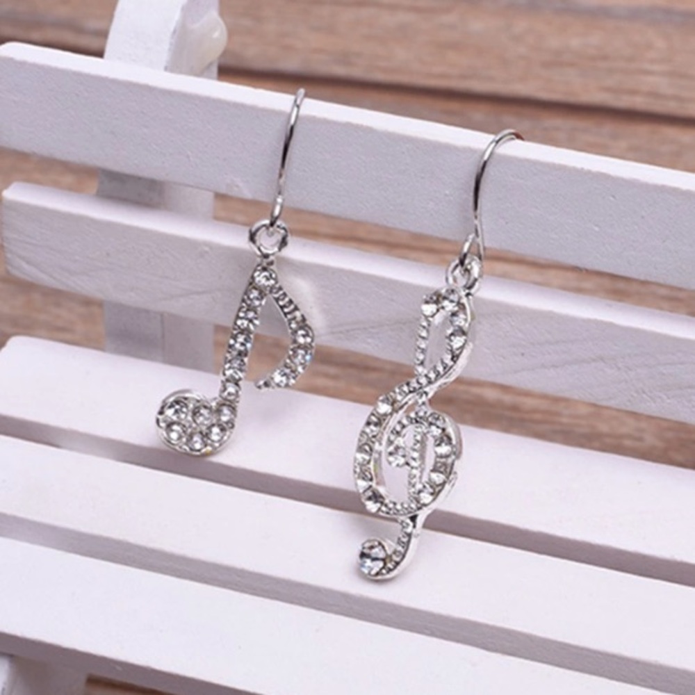 NEW!💙💎GORGEOUS 🎶 MUSIC 🎼 NOTE DROPS💎💙SPARKLE - Picture 7 of 8